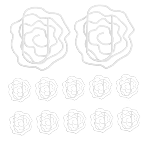 Gadpiparty 50 Stück Kreative Rosen Form Büroklammern aus Stabile Dokumenten Clips als Lustige Planer Dekoration Praktische Seitenmarker für Notizen Büro Schule Hochzeit und Organisation Gadpiparty 50 Stück Kreative Rosen Form Büroklammern aus Stabile Dokumenten Clips als Lustige Planer Dekoration Praktische Seitenmarker für Notizen Büro Schule Hochzeit und Organisation von Gadpiparty
