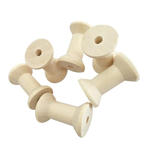 Gadpiparty 50 Stück Mini Holzspulen Leer Natürliche Fadenspulen Holzrolle für Drahtband Garnrollen DIY Nähzubehör zum Bemalen und Basteln Gadpiparty 50 Stück Mini Holzspulen Leer Natürliche Fadenspulen Holzrolle für Drahtband Garnrollen DIY Nähzubehör zum Bemalen und Basteln von Gadpiparty
