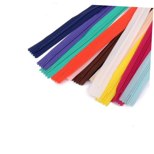 Gadpiparty 50 Stück Nylon Unsichtbare Reißverschlüsse Nahtverdeckt für Nähen DIY Kleidung Reparatur Farbmix Zufällige Farbe Zufällige Farbe Gadpiparty 50 Stück Nylon Unsichtbare Reißverschlüsse Nahtverdeckt für Nähen DIY Kleidung Reparatur Farbmix Zufällige Farbe Zufällige Farbe von Gadpiparty