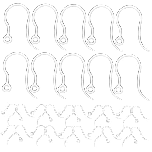 Gadpiparty 50 Stück Ohrhaken aus transparentem Kunstharz Ohrringe Rücken Unterstützung Ohren handgefertigtes Ohrringmaterial DIY Ohrringe Teile Schmuck Haken machen Gadpiparty 50 Stück Ohrhaken aus transparentem Kunstharz Ohrringe Rücken Unterstützung Ohren handgefertigtes Ohrringmaterial DIY Ohrringe Teile Schmuck Haken machen von Gadpiparty
