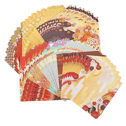 Gadpiparty 50 Stück Origami Doppelseitige Faltpapiere DIY Bastelpapier für Kunstprojekte und Handarbeiten für Erwachsene von Gadpiparty