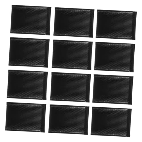 Gadpiparty 50 Stück Pack Schwarz Gepolsterte Versandtaschen mit Luftpolster Schutz Selbstklebend Stoßfest Blickdicht für Sichere Warensendung von Kleidung Kosmetik Zubehör von Gadpiparty