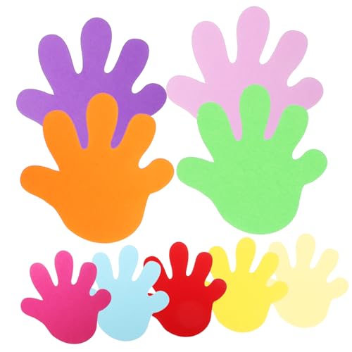 Gadpiparty 50 Stück Palmenförmig farbiges Papier Farbe bunt Klassenzimmer papierausschnitte formen Dekorative Papierausschnitte leere papierausschnitte Papierausschnitt Handwerk Papierformen von Gadpiparty