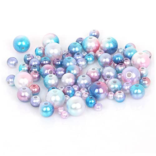 Gadpiparty 50 Stück Perlen für Armbänder und DIY Schmuckperlen Blau für Handgemachte Schmuckstücke und Bastelprojekte von Gadpiparty