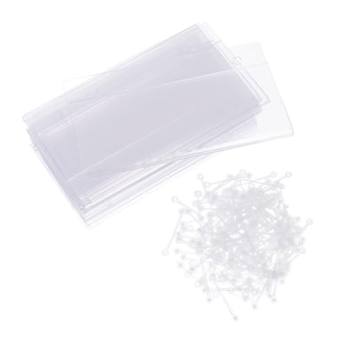 Gadpiparty 50 Stück Preisetikettenhalter Clips aus Robustem Transparentem Kunststoff mit Doppelverschluss für Supermarkt Bäckerei Einzelhandel Stabile Regal Preisschildhalter Vielseitig Gadpiparty 50 Stück Preisetikettenhalter Clips aus Robustem Transparentem Kunststoff mit Doppelverschluss für Supermarkt Bäckerei Einzelhandel Stabile Regal Preisschildhalter Vielseitig von Gadpiparty