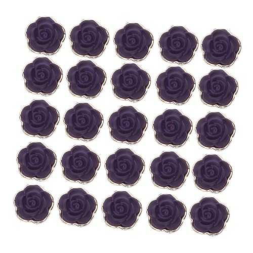 Gadpiparty 50 Stück Resin Flatback Perlen Diy Schmuckzubehör Lila für Kreative Bastelprojekte für Haarschmuck Handyhüllen und Mehr von Gadpiparty