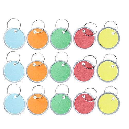 Gadpiparty 50 Stück Runde Aluminium Tags Leichte Korrosionsbeständige Etiketten Gemischten Farben für Kreative Diy Hängemarken für Haustiere und Personalisierte Id Tags von Gadpiparty
