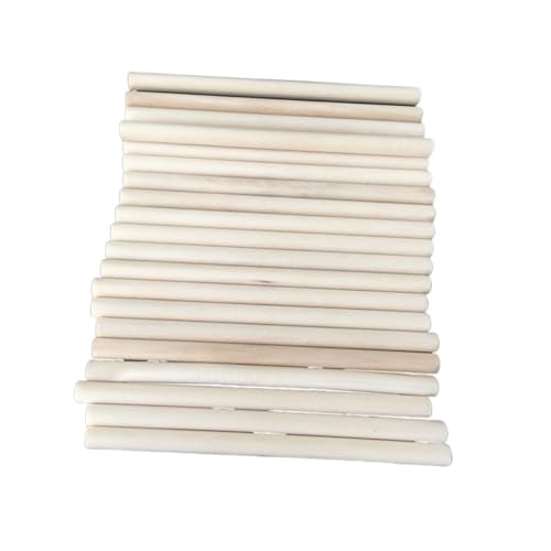 Gadpiparty 50 Stück Runde Holzstäbe für DIY Bastelprojekte Langlebige Holzstäbchen für Modellbau Bastelmaterial für Kreative Ideen und Kinderprojekte Gadpiparty 50 Stück Runde Holzstäbe für DIY Bastelprojekte Langlebige Holzstäbchen für Modellbau Bastelmaterial für Kreative Ideen und Kinderprojekte von Gadpiparty