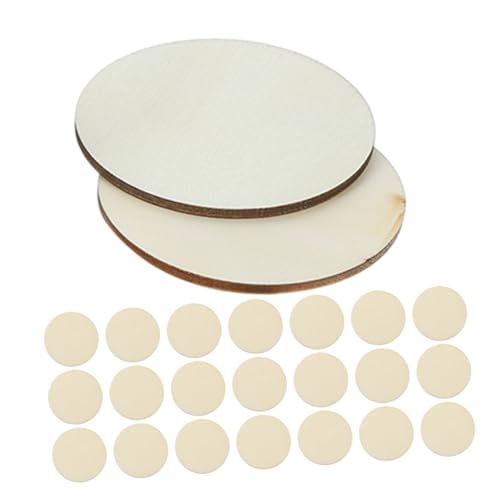 Gadpiparty 50 Stück Runde Naturholzscheiben Dicke Holzplättchen zum Basteln DIY Holzscheiben Blanko für Handwerk Dekoration und Kreative Holzprojekte Gadpiparty 50 Stück Runde Naturholzscheiben Dicke Holzplättchen zum Basteln DIY Holzscheiben Blanko für Handwerk Dekoration und Kreative Holzprojekte von Gadpiparty