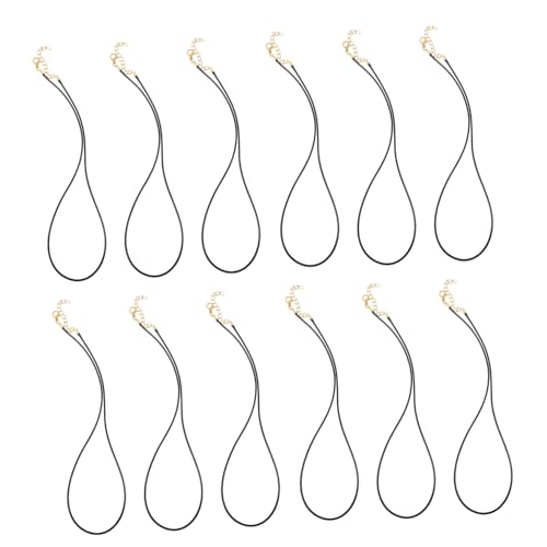 Gadpiparty 50 Stück Schwarz Halskette Kordel mit Verschluss Diy Schmuck Zubehör für Armbänder für Männer und Frauen Vielseitig und Praktisch für Ihre Kreationen Gadpiparty 50 Stück Schwarz Halskette Kordel mit Verschluss Diy Schmuck Zubehör für Armbänder für Männer und Frauen Vielseitig und Praktisch für Ihre Kreationen von Gadpiparty