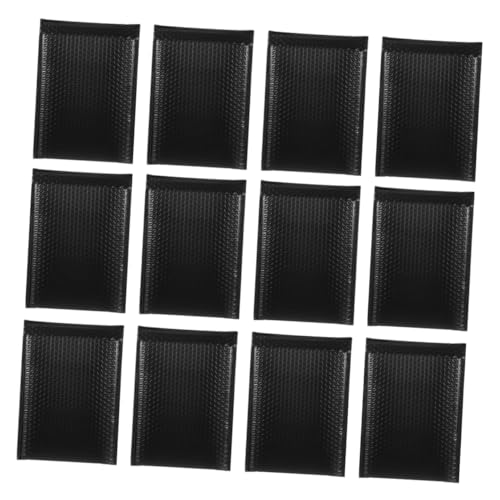 Gadpiparty 50 Stück Schwarze Luftpolsterumschlagbeutel Selbstklebende Versandtaschen Luftpolstertaschen Luftpolstertaschen Schwarze Paketmaterialien von Gadpiparty