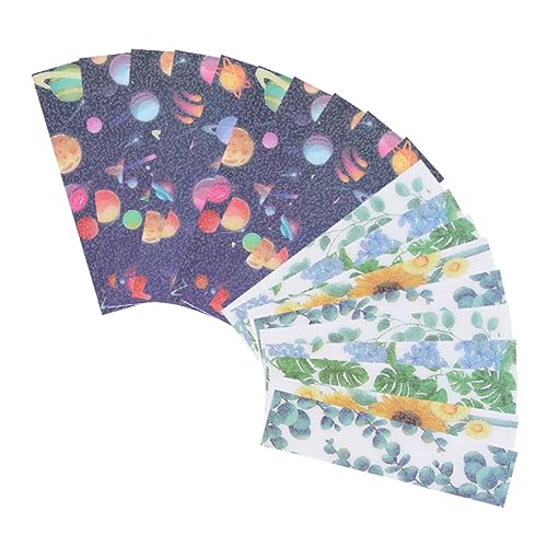 Gadpiparty 50 Stück Sensory Sticker Farbige Selbstklebende Stress Streifen mit Rauer Textur für Beruhigung und Konzentration Schule und DIY Projekte von Gadpiparty