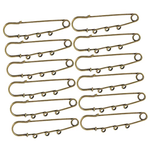 Gadpiparty 50 Stück Sicherheitsnadeln mit Löchern Langlebige Legierung Vielseitige Anstecknadeln für DIY Broschen für Schmuck und Nähprojekte Antik Finish Gadpiparty 50 Stück Sicherheitsnadeln mit Löchern Langlebige Legierung Vielseitige Anstecknadeln für DIY Broschen für Schmuck und Nähprojekte Antik Finish von Gadpiparty