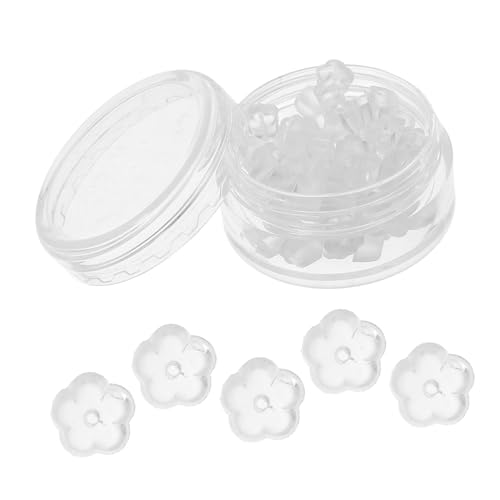Gadpiparty 50 Stück Silikon Ohrstecker Rückseiten für Ohrringe Durchsichtige Ohrstopper für Sicherheitsverschlüsse Kompatibel mit Verschiedenen Ohrsteckertypen Leicht und Tragbar Einfach zu von Gadpiparty