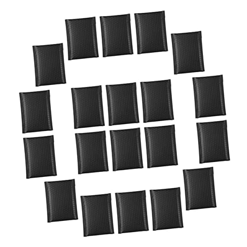 Gadpiparty 50 Stück Stoßfeste Schaumstofftasche Umschläge selbstklebend Mailer Luftpolsterumschläge Postsäcke Versandtaschen verpacken PE-Coextrusionsfolie Black von Gadpiparty