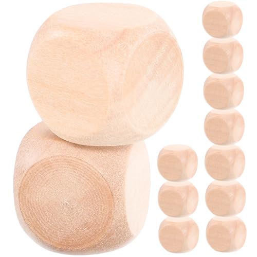 Gadpiparty 50 Stück Teiliges Holzwürfel Set Sechsseitige Blanko Würfel aus Stabilem Holz für DIY Bastelprojekte Puzzleherstellung und Kreative Holzarbeiten Gadpiparty 50 Stück Teiliges Holzwürfel Set Sechsseitige Blanko Würfel aus Stabilem Holz für DIY Bastelprojekte Puzzleherstellung und Kreative Holzarbeiten von Gadpiparty