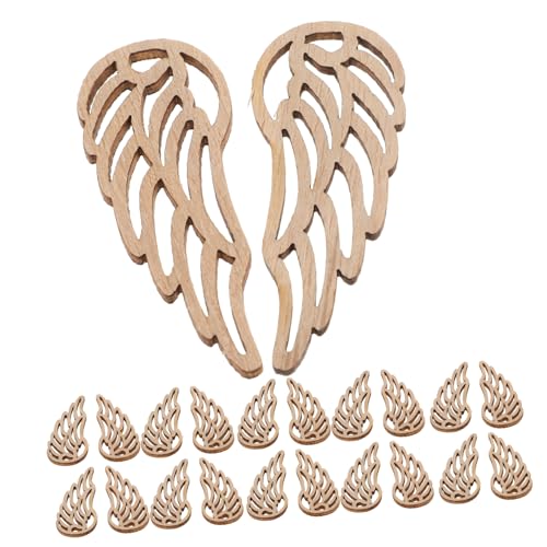 Gadpiparty 50 Stück Teiliges Naturbelassene Engelsflügel Holzscheiben ohne Bohrung Einzigartige Maserung Vielseitige DIY Bastelmaterialien für Weihnachtsbaumschmuck und Kreative Dekorationen Gadpiparty 50 Stück Teiliges Naturbelassene Engelsflügel Holzscheiben ohne Bohrung Einzigartige Maserung Vielseitige DIY Bastelmaterialien für Weihnachtsbaumschmuck und Kreative Dekorationen von Gadpiparty