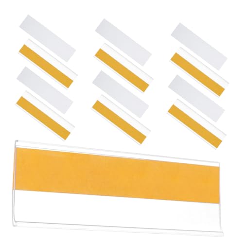 Gadpiparty 50 Stück Teiliges Selbstklebendes Kunststoff-etikettenhalter- Transparente Preisschild-hüllen Ablösbare Aufkleber-taschen Langlebig für Büro- Supermarkt Regalbeschriftung Gadpiparty 50 Stück Teiliges Selbstklebendes Kunststoff-etikettenhalter- Transparente Preisschild-hüllen Ablösbare Aufkleber-taschen Langlebig für Büro- Supermarkt Regalbeschriftung von Gadpiparty