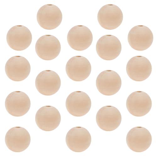 Gadpiparty 50 Stück Unbehandelte Holzperlen Natürliche Farbe Runde Spacer für DIY Schmuck Bastelarbeiten Leicht und Vielseitig Einsetzbar für Kreative Projekte Gadpiparty 50 Stück Unbehandelte Holzperlen Natürliche Farbe Runde Spacer für DIY Schmuck Bastelarbeiten Leicht und Vielseitig Einsetzbar für Kreative Projekte von Gadpiparty