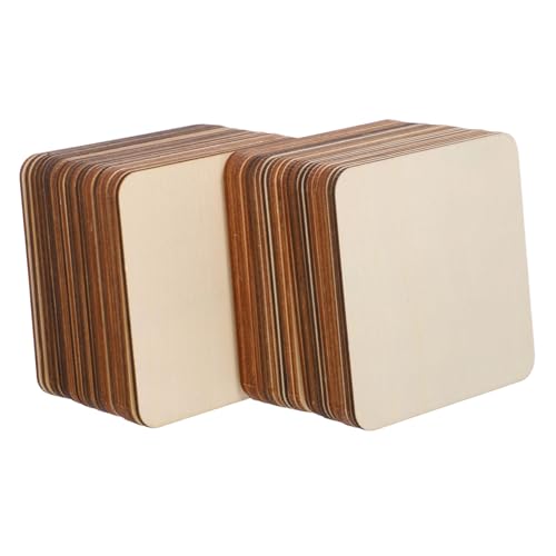 Gadpiparty 50 Stück Unbehandelte Quadratische Holzscheiben Glatte Holzplatten Für DIY Basteln Malerei Pyrographie Heimdekoration Natürliche Holz Quadrate Gadpiparty 50 Stück Unbehandelte Quadratische Holzscheiben Glatte Holzplatten Für DIY Basteln Malerei Pyrographie Heimdekoration Natürliche Holz Quadrate von Gadpiparty