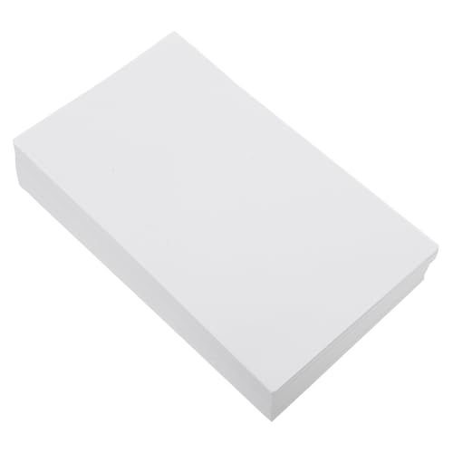 Gadpiparty 500 Blatt Gutscheinpapier schmucklos leer Druckerpapier Mehrzweck DIY Bastelpapier praktische Papiere Kartonpapier DIY-Papiere Papier zum Kopieren Weiß von Gadpiparty