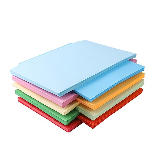 Gadpiparty 500 Stück Buntes Origami-Deko-Bastelpapier Buntes Druckerpapier Origami-Farbpapier Diy-Papier Origami-Kunstpapier Schulbedarf Für Kinder Papier Diy-Bastel-Faltpapier von Gadpiparty