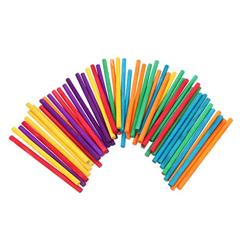 Gadpiparty 500 Stück Diy Eiscreme Sticks Holz Lange Bastelstäbchen für Eiscremeherstellung Modellbau und Projekte für Handwerksprojekte von Gadpiparty