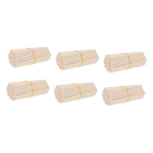 Gadpiparty 500 Stück Holz Eiscremesticks für Diy Eiscremeherstellung Natürliche Holzstäbchen Lange Eiscremesticks für Bastelprojekte und Aktivitäten von Gadpiparty