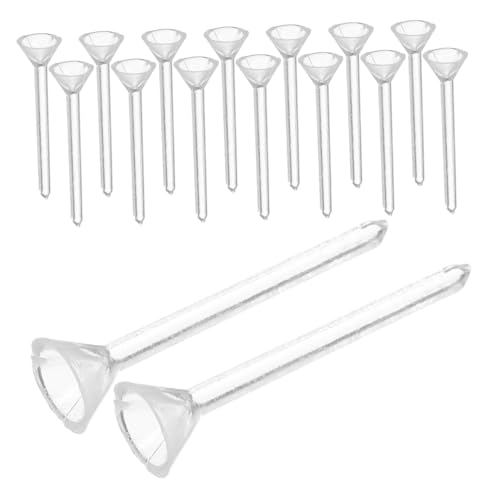 Gadpiparty 500 Stück Kunststoff Ohrstecker Ohrlochhalter für Damen Leichter Hautfreundlicher Schmuckzubehör für DIY Ohrringe und Bastelprojekte Sichere Halterung für Wiederverwendbar von Gadpiparty