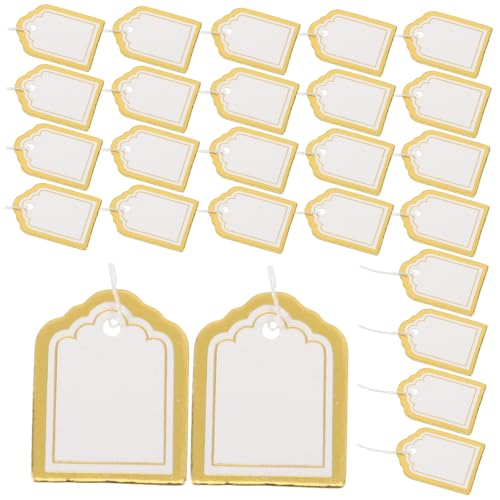 Gadpiparty 500 Stück Leeres Etikett Zum Aufhängen Schild Einzelhandel Weiß Etiketten Scan Schreibbar Registerkarten Fan-shop Anzeige Schmuck Hängend Ohrringkarten Warenanhänger Golden Papier Gadpiparty 500 Stück Leeres Etikett Zum Aufhängen Schild Einzelhandel Weiß Etiketten Scan Schreibbar Registerkarten Fan-shop Anzeige Schmuck Hängend Ohrringkarten Warenanhänger Golden Papier von Gadpiparty