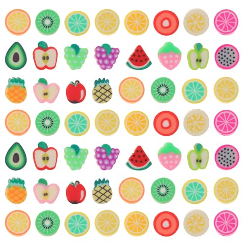 Gadpiparty 500 Stück Polymer-Ton Perlen in Fruchtscheiben-Design – Lose Spacer-Charms für Schmuckherstellung, Armbänder, Schlüsselanhänger, Halsketten und DIY-Bastelprojekte Gadpiparty 500 Stück Polymer-Ton Perlen in Fruchtscheiben-Design – Lose Spacer-Charms für Schmuckherstellung, Armbänder, Schlüsselanhänger, Halsketten und DIY-Bastelprojekte von Gadpiparty
