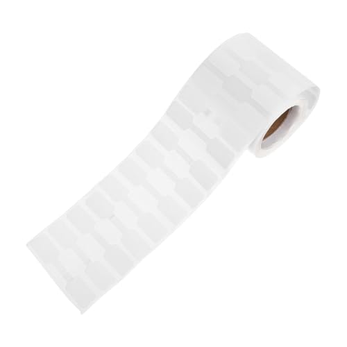 Gadpiparty 500 Stück Schmuckpreisetiketten Selbstklebend Weiß Langlebige Papieraufkleber für Ringe Halsketten Armbänder Vielseitig für Schmuckbeschriftung im Einzelhandel von Gadpiparty