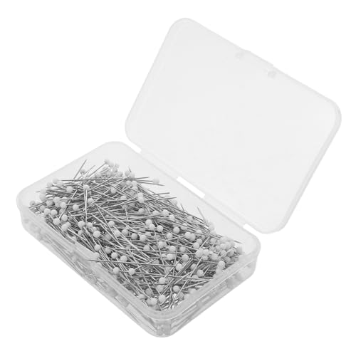 Gadpiparty 500 Stück Weiße Stecknadeln mit Glasperlenkopf Gerade Nähnadeln für DIY Basteln Quilten Schneiderei und Schmuckherstellung Langlebig und Vielseitig für Kreative Handarbeiten Gadpiparty 500 Stück Weiße Stecknadeln mit Glasperlenkopf Gerade Nähnadeln für DIY Basteln Quilten Schneiderei und Schmuckherstellung Langlebig und Vielseitig für Kreative Handarbeiten von Gadpiparty