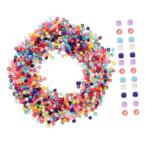 Gadpiparty 5000Stücke Bunte Glasperlen für DIY Schmuck Abstandsperlen zum Auffädeln für Armbänder und Basteln und Kreative Projekte für Persönliche Designs von Gadpiparty