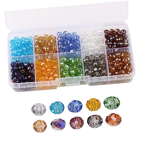 Gadpiparty 500Stücke Kristallperlen Farben Facettierte Glasperlen im Aufbewahrungsbehälter für DIY Schmuckherstellung Armbänder Halsketten und Ohrringe Bastelzubehör Gadpiparty 500Stücke Kristallperlen Farben Facettierte Glasperlen im Aufbewahrungsbehälter für DIY Schmuckherstellung Armbänder Halsketten und Ohrringe Bastelzubehör von Gadpiparty