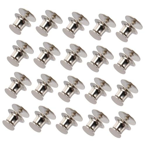 Gadpiparty 50Sätze Flachstifte Mit Rückseite DIY Zubehör Für Bastelarbeiten Nickelbasis Für Schmuck Broschen Und Namensschilder Robuster Kupferstift Einfach Zu Handhaben von Gadpiparty