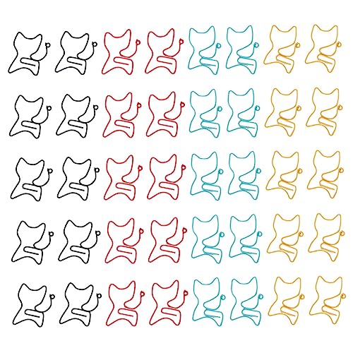 Gadpiparty 50Stücke Kreative Katzen Büroklammern Tierform Lesezeichen Clips für Bürobedarf Praktische Bürozubehör für Katzenliebhaber Zufällige Gadpiparty 50Stücke Kreative Katzen Büroklammern Tierform Lesezeichen Clips für Bürobedarf Praktische Bürozubehör für Katzenliebhaber Zufällige von Gadpiparty