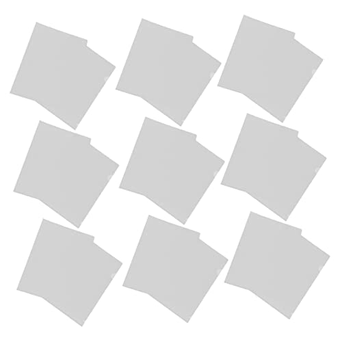 Gadpiparty 50Stücke Plastikordner Transparent Dokumentenmappe für Schule Büro und Zuhause Tränenresistent zur Organisation von Unterlagen und Präsentationen von Gadpiparty