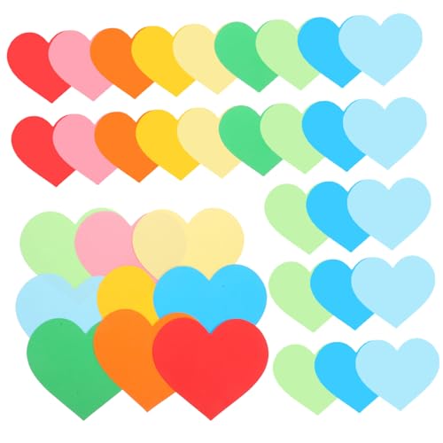Gadpiparty 54 Stück Teiliges Herz-papier Stabilem Karton Vielseitige Wand Pinnwand-deko für Schule und Büro für DIY Bastelprojekte zu Valentinstag und Klassenzimmergestaltung von Gadpiparty