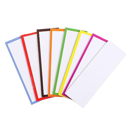 Gadpiparty 54Stücke Wiederbeschreibbare Magnetische Name Labels Dünne Soft Magnete für Klassifizierung und Dekoration für Haushalt Büro und Schule von Gadpiparty