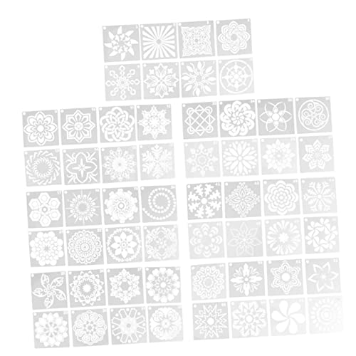 Gadpiparty 56 Stück Teiliges Mandala Schablonen Set Zeichenvorlagen für Wandmalerei und Kunsthandwerk Wiederverwendbare Hohl Ausgestanzte Schablonen für DIY Projekte und Dekoration Gadpiparty 56 Stück Teiliges Mandala Schablonen Set Zeichenvorlagen für Wandmalerei und Kunsthandwerk Wiederverwendbare Hohl Ausgestanzte Schablonen für DIY Projekte und Dekoration von Gadpiparty