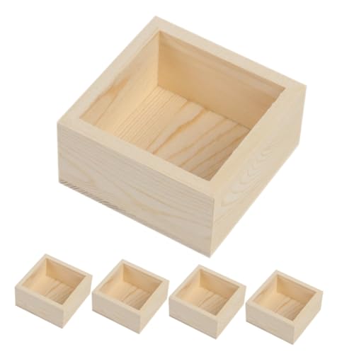 Gadpiparty 5Er-Boxen Schmuckschatullen aus Holz Umzugskartons Behälter pflanzen Schmuckkoffer Schmuckhalter aus Holz Holzkisten zur Aufbewahrung Kiefernholz Gadpiparty 5Er-Boxen Schmuckschatullen aus Holz Umzugskartons Behälter pflanzen Schmuckkoffer Schmuckhalter aus Holz Holzkisten zur Aufbewahrung Kiefernholz von Gadpiparty