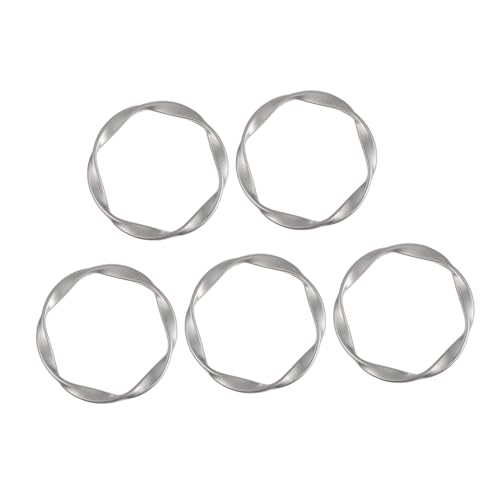 Gadpiparty 5Stücke Einzigartige Schalringe Shirt Schnallen für Hitzebeständig und Korrosionsgeschützt Accessoires für Kleidung und Schals Elegantes von Gadpiparty