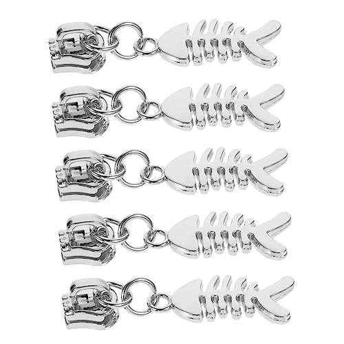 Gadpiparty 5Stücke Metall Reißverschluss Puller Form für Rucksäcke Reisekoffer und Sportbekleidung Hochwertige Zipper Slider zum Reparieren Defekter Reißverschlüsse von Gadpiparty
