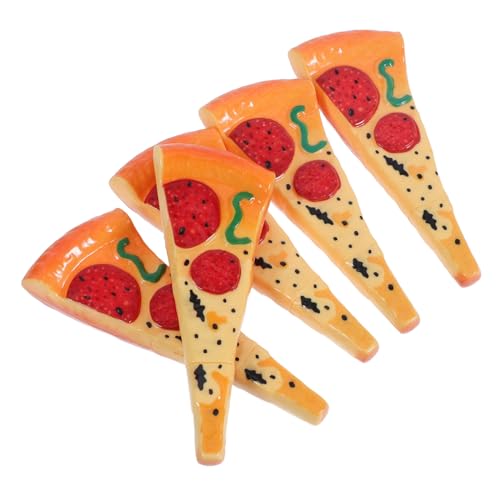 Gadpiparty 5Stücke Pizza Kugelschreiber Lustige Schreibwaren Lebensmittelform für Schule Büro und Kreative Projekte Leicht Tragbar und Langlebig Design für Pizzafans von Gadpiparty