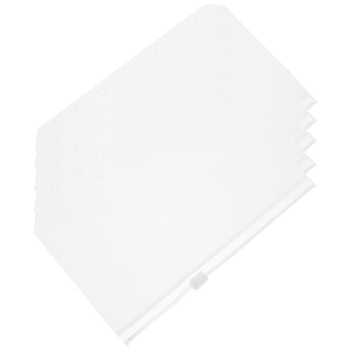 Gadpiparty 5Stücke Reißverschluss Binderbeutel Transparente Ordner Wasserdichtes Material für Dokumente Schule und Reisen Langlebig und Praktisch von Gadpiparty