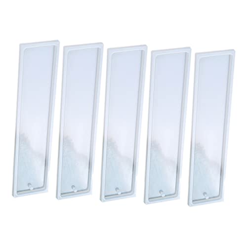 Gadpiparty 5Stücke Silikon Lesezeichen Gussform für DIY Bastelprojekte Transparente Epoxidharz Silikonform für Lesezeichen Schlüsselanhänger und Personalisierte Gadpiparty 5Stücke Silikon Lesezeichen Gussform für DIY Bastelprojekte Transparente Epoxidharz Silikonform für Lesezeichen Schlüsselanhänger und Personalisierte von Gadpiparty