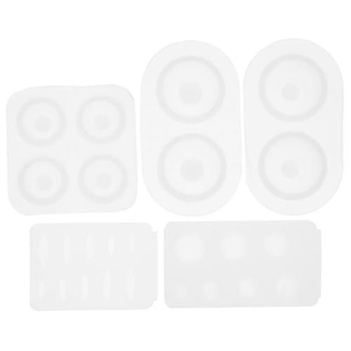 Gadpiparty 5Stücke Teiliges DIY Silikonform Für Puppenaugen Epoxidharz Gießform Basteln Für Resin Schmuck Und Halloween Dekorationen von Gadpiparty