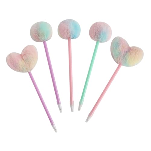Gadpiparty 5Stücke Teiliges Pom Pom Stift Dekorativer Kugelschreiber mit Flauschigem Ball Aufsatz Süße Schreibgeräte für Schule und Büro Kreative Schreibutensilien Gadpiparty 5Stücke Teiliges Pom Pom Stift Dekorativer Kugelschreiber mit Flauschigem Ball Aufsatz Süße Schreibgeräte für Schule und Büro Kreative Schreibutensilien von Gadpiparty
