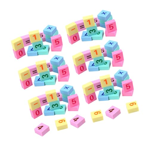 Gadpiparty 6 Boxen Boxen mit Niedlichen Zahlenradiergummis für Radiergummis für Unterricht Belohnungen und Kreative Bastelprojekte für Schulbedarf und Preise von Gadpiparty